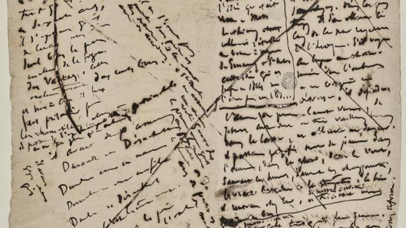 Bibliothèque de manuscrits, correspondance de Victor Hugo, recherche étude littéraire